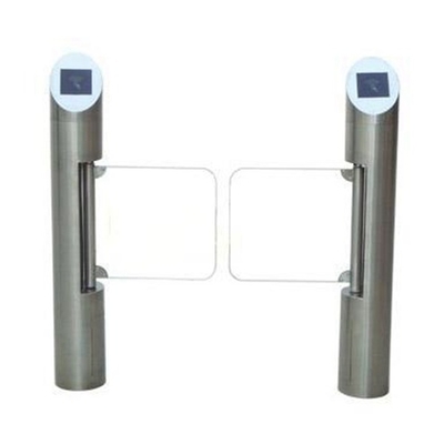 304 304 Stainless Steel Supermarket Automatic Pedestrian Single Swing Turnstile Barriers