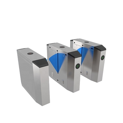 High security RFID face recognition fingerprint access control flap turnstile barrier gate for gym and park