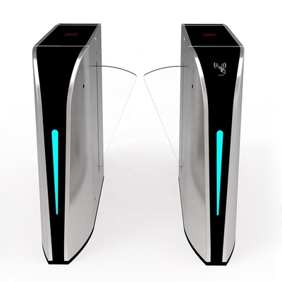 High-end Automatic Turnstile Gates Fashion Flap Barrier Gate With RFID Card For Sale